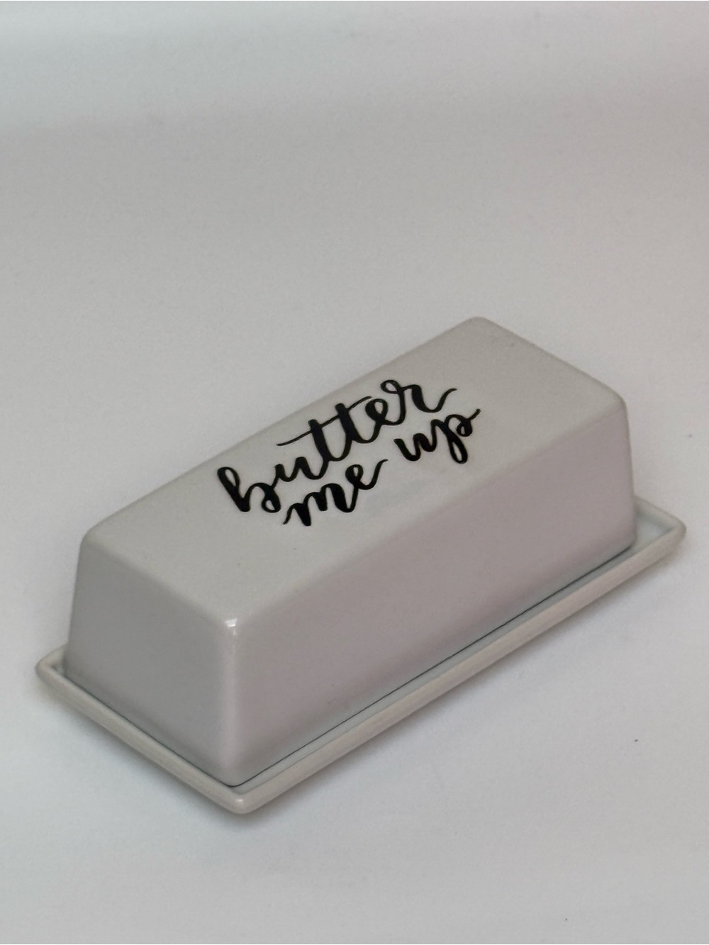 Threshold "Butter Me Up" Ceramic Butter Dish White